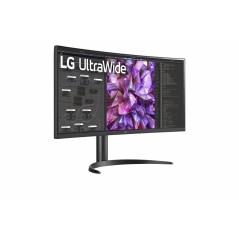 "LG 34WQ75C-B 34-Inch Computer Monitor - UltraWide, QHD, HDR, Premium Display for Work & Gaming"